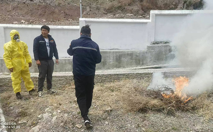 德欽縣污水處理廠應(yīng)急培訓(xùn)、實(shí)操演練