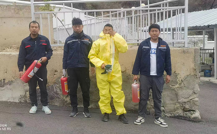 德欽縣污水處理廠應(yīng)急培訓(xùn)、實(shí)操演練